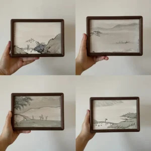 NO.1-NO.4 Traditional Chinese Watercolor