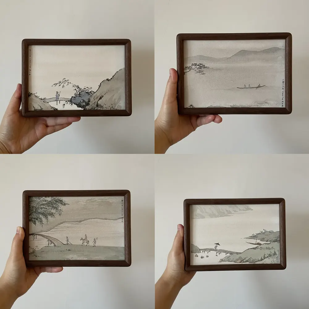 NO.1-NO.4 Traditional Chinese Watercolor