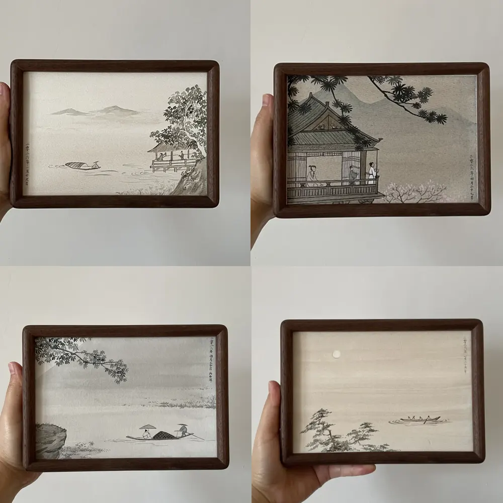NO.13-NO.16 Traditional Chinese Watercolor